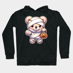 Halloween Mummy Bear Treats Hoodie